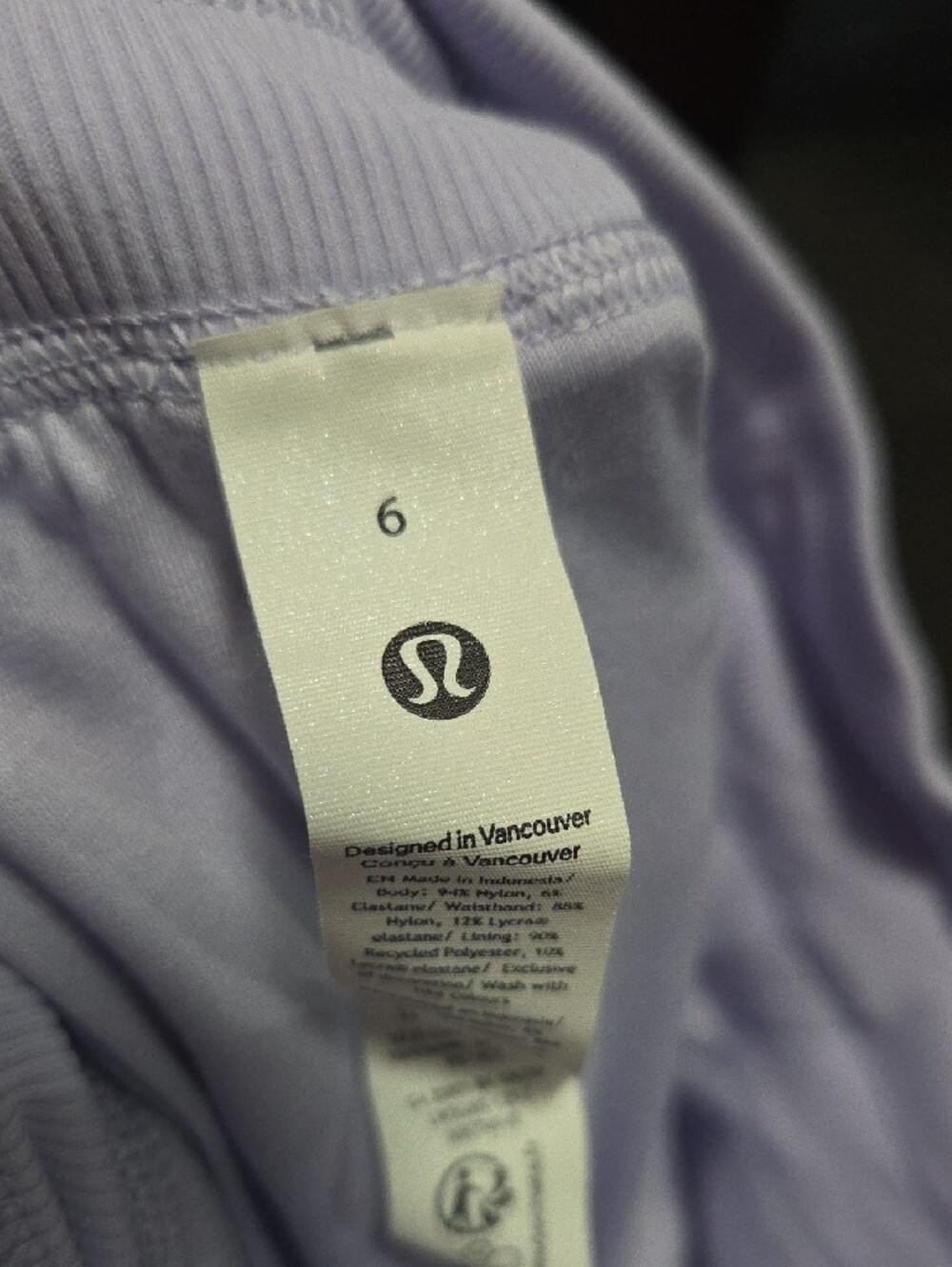 lululemon athletica Women's Light Lavender Capris - Picture 6 of 8
